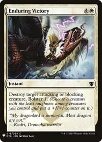 Enduring Victory - The List Reprints - Magic: The Gathering card