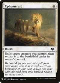 Ephemerate - The List Reprints - Magic: The Gathering card