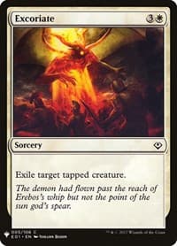 Excoriate - The List Reprints - Magic: The Gathering card