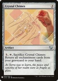 Crystal Chimes - The List Reprints - Magic: The Gathering card