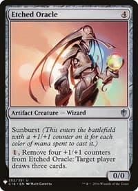 Etched Oracle - The List Reprints - Magic: The Gathering card
