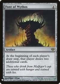Font of Mythos - The List Reprints - Magic: The Gathering card