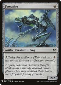 Frogmite - The List Reprints - Magic: The Gathering card