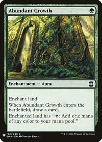 Abundant Growth - The List Reprints - Magic: The Gathering card