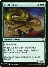 Acidic Slime - The List Reprints - Magic: The Gathering card