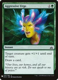 Aggressive Urge - The List Reprints - Magic: The Gathering card