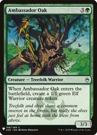 Ambassador Oak - The List Reprints - Magic: The Gathering card