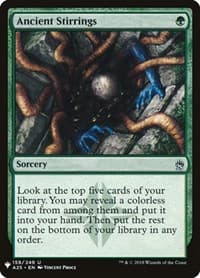Ancient Stirrings - The List Reprints - Magic: The Gathering card