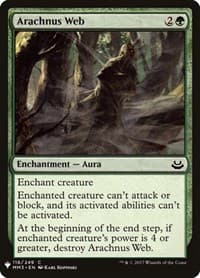 Arachnus Web - The List Reprints - Magic: The Gathering card