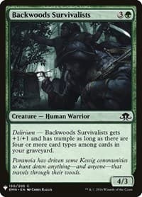 Backwoods Survivalists - The List Reprints - Magic: The Gathering card