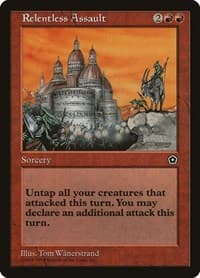 Relentless Assault - Portal Second Age - Magic: The Gathering card