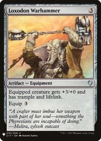 Loxodon Warhammer - The List Reprints - Magic: The Gathering card