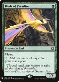 Birds of Paradise - The List Reprints - Magic: The Gathering card