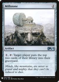 Millstone (M19) - The List Reprints - Magic: The Gathering card