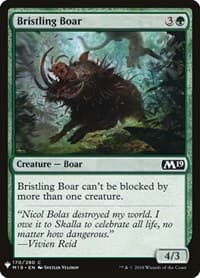 Bristling Boar - The List Reprints - Magic: The Gathering card
