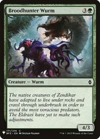 Broodhunter Wurm - The List Reprints - Magic: The Gathering card