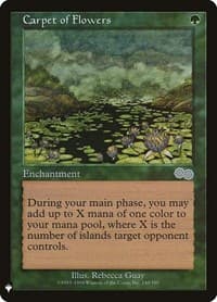 Carpet of Flowers - The List Reprints - Magic: The Gathering card
