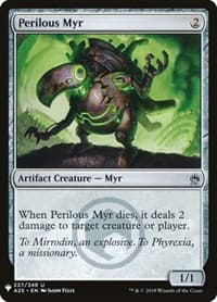 Perilous Myr - The List Reprints - Magic: The Gathering card