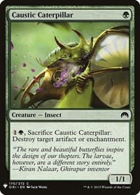 Caustic Caterpillar - The List Reprints - Magic: The Gathering card
