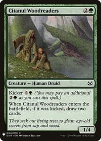 Citanul Woodreaders - The List Reprints - Magic: The Gathering card