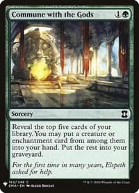 Commune with the Gods - The List Reprints - Magic: The Gathering card