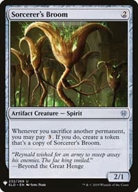 Sorcerer's Broom - The List Reprints - Magic: The Gathering card