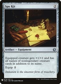Spy Kit - The List Reprints - Magic: The Gathering card