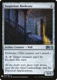 Suspicious Bookcase - The List Reprints - Magic: The Gathering card