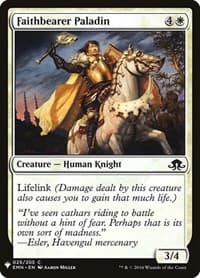Faithbearer Paladin - The List Reprints - Magic: The Gathering card