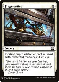 Fragmentize - The List Reprints - Magic: The Gathering card