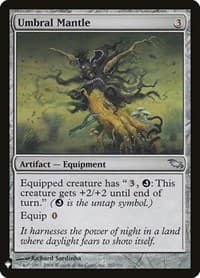 Umbral Mantle - The List Reprints - Magic: The Gathering card