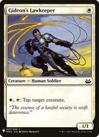Gideon's Lawkeeper - The List Reprints - Magic: The Gathering card