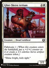 Glint-Sleeve Artisan - The List Reprints - Magic: The Gathering card