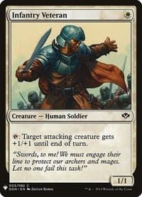 Infantry Veteran - The List Reprints - Magic: The Gathering card