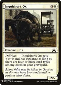 Inquisitor's Ox - The List Reprints - Magic: The Gathering card