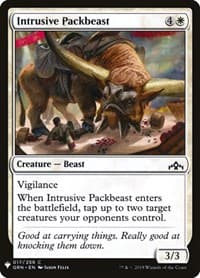 Intrusive Packbeast - The List Reprints - Magic: The Gathering card