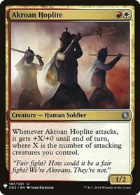 Akroan Hoplite - The List Reprints - Magic: The Gathering card