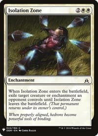 Isolation Zone - The List Reprints - Magic: The Gathering card