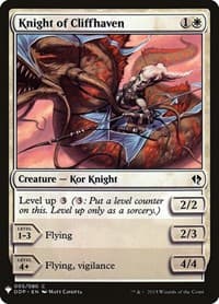 Knight of Cliffhaven - The List Reprints - Magic: The Gathering card