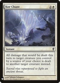 Kor Chant - The List Reprints - Magic: The Gathering card