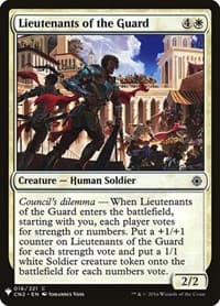 Lieutenants of the Guard - The List Reprints - Magic: The Gathering card