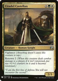Citadel Castellan - The List Reprints - Magic: The Gathering card
