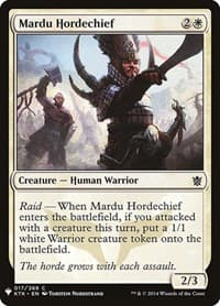 Mardu Hordechief - The List Reprints - Magic: The Gathering card