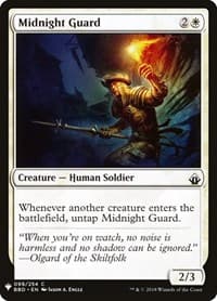 Midnight Guard - The List Reprints - Magic: The Gathering card