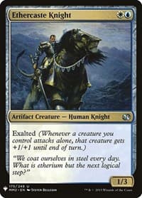 Ethercaste Knight - The List Reprints - Magic: The Gathering card