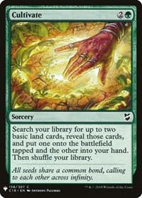Cultivate (C18) - The List Reprints - Magic: The Gathering card