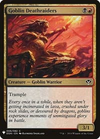 Goblin Deathraiders - The List Reprints - Magic: The Gathering card