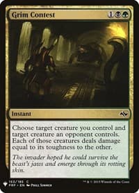 Grim Contest - The List Reprints - Magic: The Gathering card