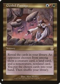 Guided Passage - The List Reprints - Magic: The Gathering card