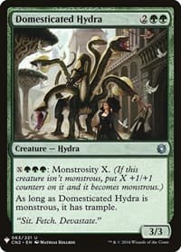 Domesticated Hydra - The List Reprints - Magic: The Gathering card